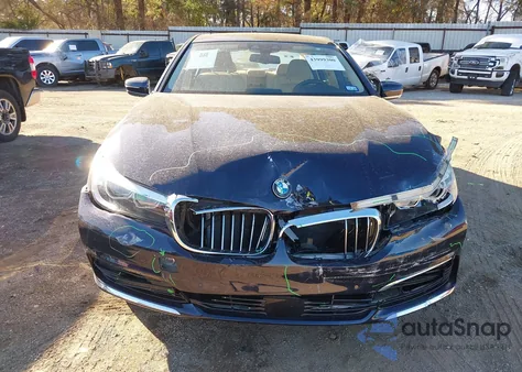 2017 BMW 740I xDrive z USA, uszkodzony, nr VIN WBA7E4C54HGU99724